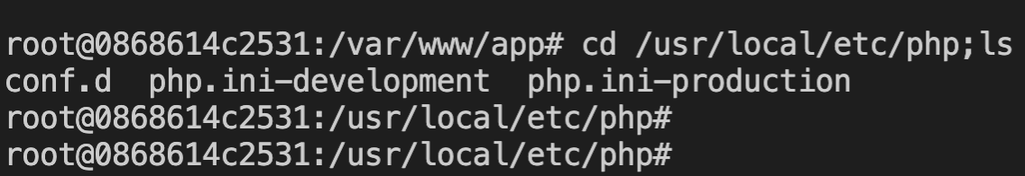 php.iniが置かれている