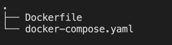 Dockerfileとdocker-comopse.yaml