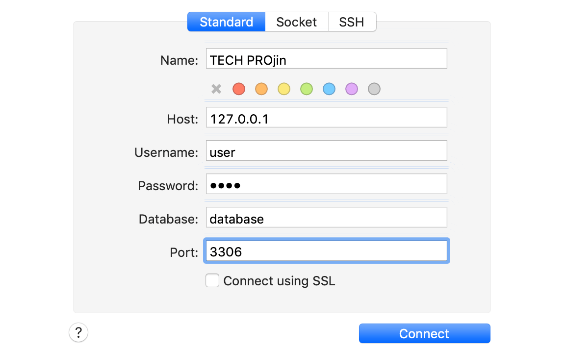 SequelでMySQLコンテナと接続する