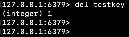 redis-cliのdelコマンドでデータの削除