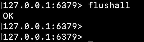 redis-cliのflushallコマンドでデータを全て削除